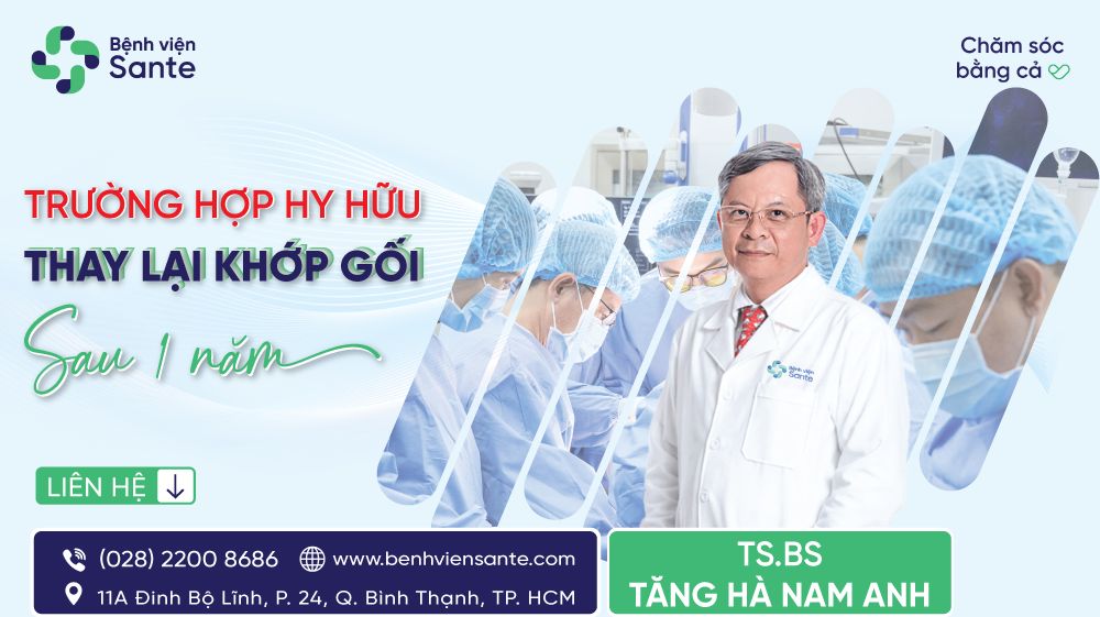 Hy hữu Thay lại khớp gối sau 1 năm
