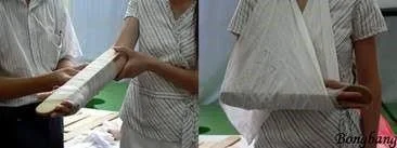 골절 사지 고정을 위한 부목 고정 - 산테 병원 빈탄, 호치민시
